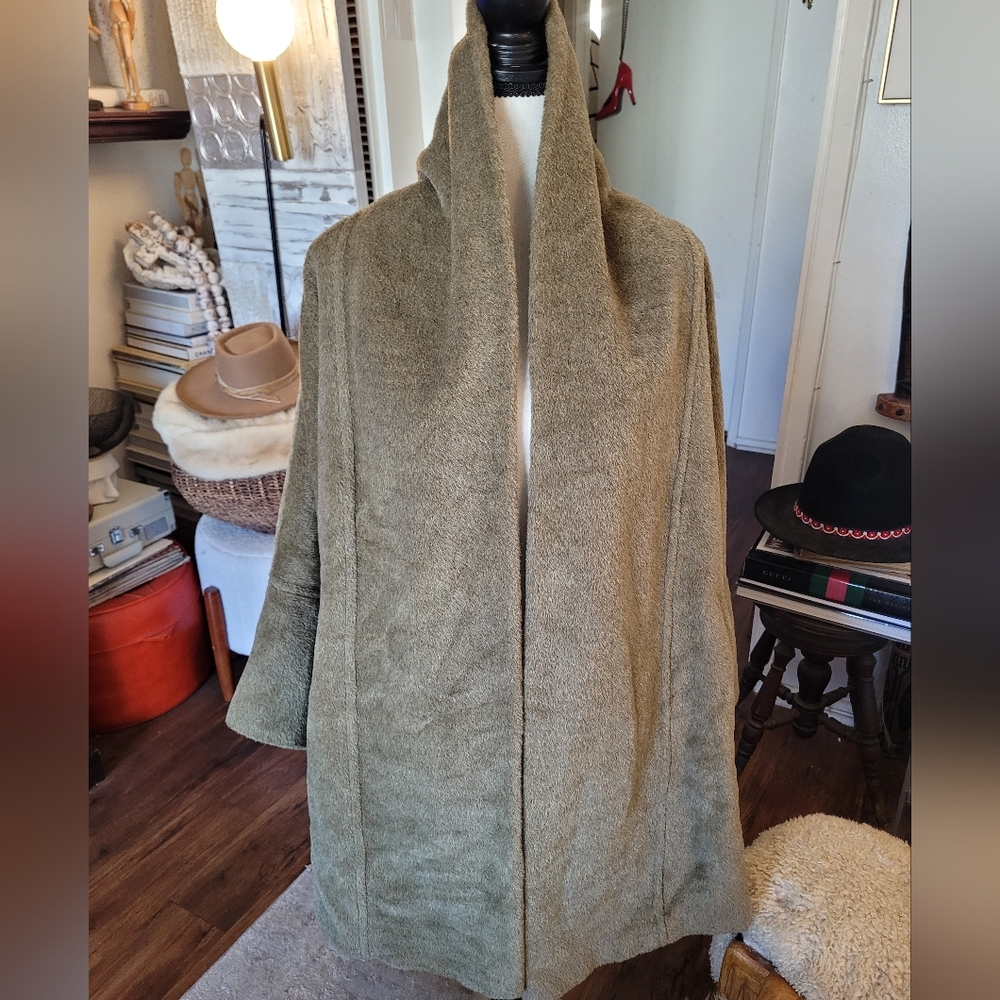 MaxMara Olive Green Wool Coat